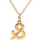 ティファニー Tiffany & Co アンパサンド パヴェダイヤモンド ローズゴールド K18PG ダイヤモンド ネックレス T&Co. Au750 18K ローズゴールド