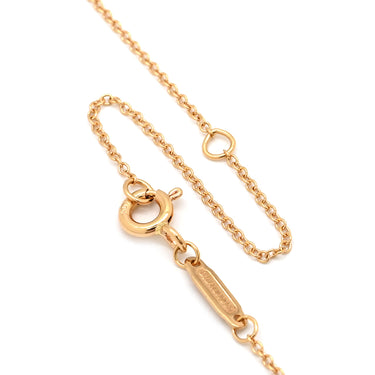 ティファニー Tiffany & Co アンパサンド パヴェダイヤモンド ローズゴールド K18PG ダイヤモンド ネックレス T&Co. Au750 18K ローズゴールド