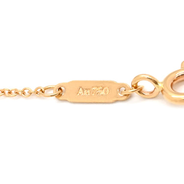 ティファニー Tiffany & Co アンパサンド パヴェダイヤモンド ローズゴールド K18PG ダイヤモンド ネックレス T&Co. Au750 18K ローズゴールド