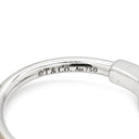 ティファニー Tiffany & Co T ワイヤー ホワイトゴールド K18WG リング 指輪 T＆Co. Au750 18K 18金 Tワイヤー 13号