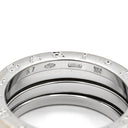 ブルガリ BVLGARI ビーゼロワン B-zero1 3バンドリング 323538 ホワイトゴールド K18WG #57(JP17) リング 指輪 750 18金 WG 16号