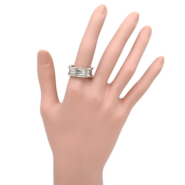 ブルガリ BVLGARI ビーゼロワン B-zero1 3バンドリング 323538 ホワイトゴールド K18WG #57(JP17) リング 指輪 750 18金 WG 16号