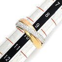 カルティエ Cartier トリニティ スモールモデル ホワイトゴールド×イエローゴールド×ピンクゴールド K18WG K18YG K18PG #49 リング 指輪 Au750 18K 3連 3重 3カラー 9.5号