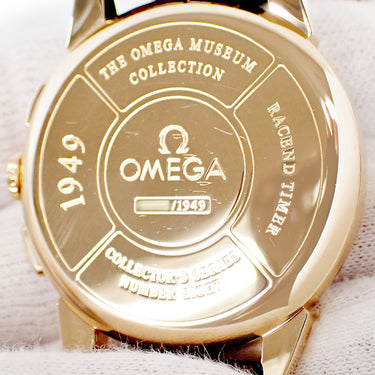 腕時計 オメガ OMEGA ミュージアムコレクション No.8 レーセンドタイマー 516.53.39.50.02.001 手巻き メンズ 限定 K18RG無垢