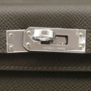 エルメス HERMES ミニケリードゥ 外縫い ヴェールロデン×デュンヌ×ブラック ヴォーエプソン 2WAYバッグ シルバー金具 新品 未使用 トリコロール 2026年製