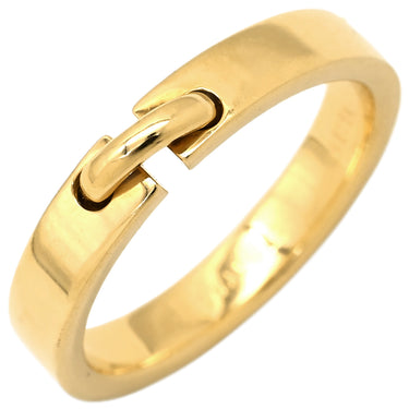 ショーメ CHAUMET リアン エヴィダンス 4mm イエローゴールド K18YG リング 指輪 Liens 750 18K 18金 16.5号