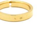 ショーメ CHAUMET リアン エヴィダンス 4mm イエローゴールド K18YG リング 指輪 Liens 750 18K 18金 16.5号