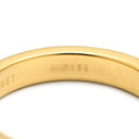 ショーメ CHAUMET リアン エヴィダンス 4mm イエローゴールド K18YG リング 指輪 Liens 750 18K 18金 16.5号