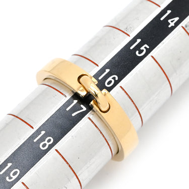 ショーメ CHAUMET リアン エヴィダンス 4mm イエローゴールド K18YG リング 指輪 Liens 750 18K 18金 16.5号