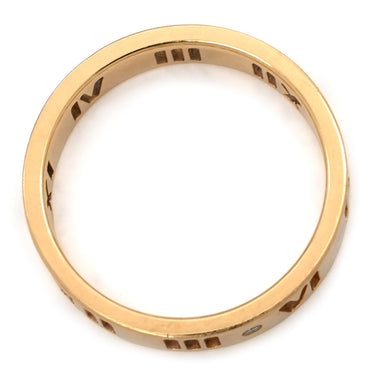 ティファニー Tiffany & Co ピアズド アトラス ナロー 4Pダイヤ ローズゴールド K18PG ダイヤモンド リング 指輪 4石 T&Co. 750 18K PG 10号