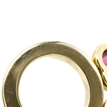 ブルガリ BVLGARI アレグラ マルチストーン イエローゴールド×マルチカラー K18YG ピンクトルマリン アメシスト シトリン ブルートパーズ ペリドット ペンダントトップ 750 18K YG ハート 5カラー