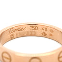 カルティエ Cartier ミニラブリング B4085200 ピンクゴールド K18PG #48(JP8) リング 指輪 スモールモデル LOVE Ring 18K 750PG 8号