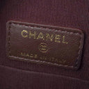 シャネル CHANEL マトラッセ チェーンショルダー ブラック ラムスキン ショルダーバッグ ゴールド金具 ラウンド サークル ミニバッグ 黒