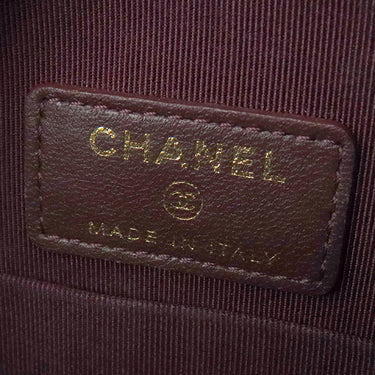 シャネル CHANEL マトラッセ チェーンショルダー ブラック ラムスキン ショルダーバッグ ゴールド金具 ラウンド サークル ミニバッグ 黒