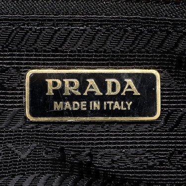 プラダ PRADA ボニー ミニ ハンドバッグ 1BA486 ブラック レザー 2WAYバッグ ゴールド金具 黒 三角ロゴ ショルダー