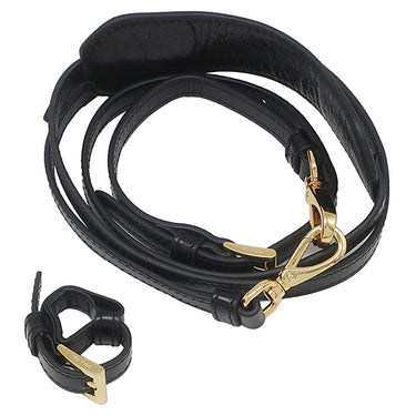 プラダ PRADA ボニー ミニ ハンドバッグ 1BA486 ブラック レザー 2WAYバッグ ゴールド金具 黒 三角ロゴ ショルダー