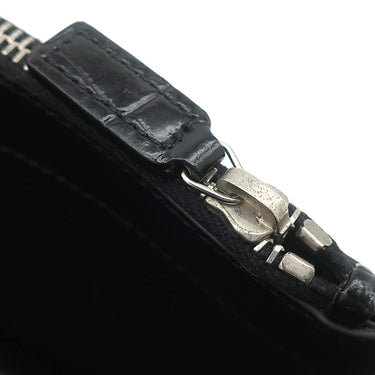 サンローラン SAINT LAURENT ケイト タッセル チェーンウォレット ブラック レザー 2WAYバッグ シルバー金具 ショルダー モノグラム カサンドラ 黒 型押し