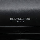 サンローラン SAINT LAURENT ケイト タッセル チェーンウォレット ブラック レザー 2WAYバッグ シルバー金具 ショルダー モノグラム カサンドラ 黒 型押し