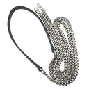 サンローラン SAINT LAURENT ケイト タッセル チェーンウォレット ブラック レザー 2WAYバッグ シルバー金具 ショルダー モノグラム カサンドラ 黒 型押し