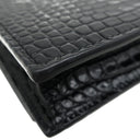 サンローラン SAINT LAURENT ケイト タッセル チェーンウォレット ブラック レザー 2WAYバッグ シルバー金具 ショルダー モノグラム カサンドラ 黒 型押し
