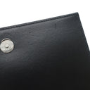 サンローラン SAINT LAURENT ケイト タッセル チェーンウォレット ブラック レザー 2WAYバッグ シルバー金具 ショルダー モノグラム カサンドラ 黒 型押し