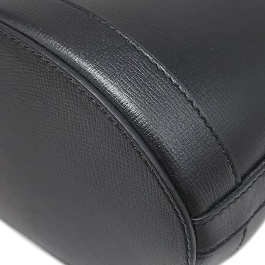 グッチ GUCCI ホースビット バケットバッグ 602118 ブラック レザー ショルダーバッグ ゴールド金具 黒 巾着