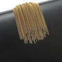 サンローラン SAINT LAURENT ケイト タッセル チェーンショルダー ブラック レザー ショルダーバッグ ゴールド金具 モノグラム カサンドラ 黒