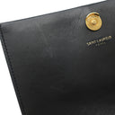 サンローラン SAINT LAURENT ケイト タッセル チェーンショルダー ブラック レザー ショルダーバッグ ゴールド金具 モノグラム カサンドラ 黒