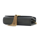 サンローラン SAINT LAURENT ケイト タッセル チェーンショルダー ブラック レザー ショルダーバッグ ゴールド金具 モノグラム カサンドラ 黒