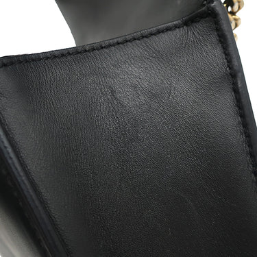 サンローラン SAINT LAURENT ケイト タッセル チェーンショルダー ブラック レザー ショルダーバッグ ゴールド金具 モノグラム カサンドラ 黒