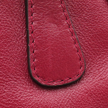 グッチ GUCCI リベル ミディアム トップハンドル トートバッグ 516459 レッド レザー 2WAYバッグ ゴールド金具 ハンドバッグ ショルダー
