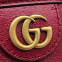 グッチ GUCCI リベル ミディアム トップハンドル トートバッグ 516459 レッド レザー 2WAYバッグ ゴールド金具 ハンドバッグ ショルダー