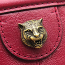 グッチ GUCCI リベル ミディアム トップハンドル トートバッグ 516459 レッド レザー 2WAYバッグ ゴールド金具 ハンドバッグ ショルダー