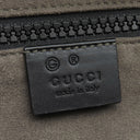 グッチ GUCCI クロスボディバッグ 779843 ベージュ×ブラック GGスプリームキャンバス レザー ボディバッグ シルバー金具 ウエストバッグ 黒