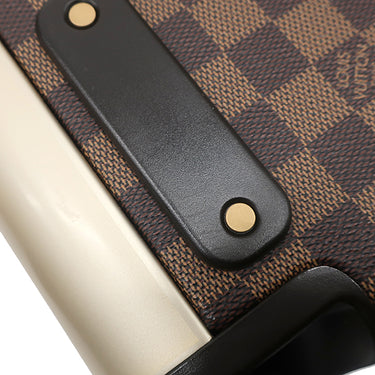 ルイヴィトン LOUIS VUITTON ホライゾン 55 N23304 ダミエエベヌ ダミエキャンバス キャリーバッグ シルバー金具 茶 TSAロック 4輪 イニシャル刻印入り
