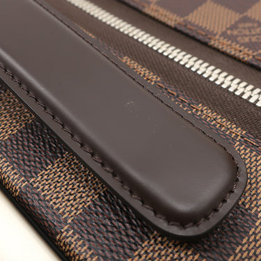 ルイヴィトン LOUIS VUITTON ホライゾン 55 N23304 ダミエエベヌ ダミエキャンバス キャリーバッグ シルバー金具 茶 TSAロック 4輪 イニシャル刻印入り