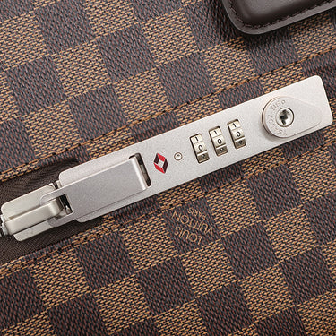 ルイヴィトン LOUIS VUITTON ホライゾン 55 N23304 ダミエエベヌ ダミエキャンバス キャリーバッグ シルバー金具 茶 TSAロック 4輪 イニシャル刻印入り