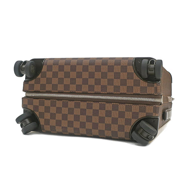 ルイヴィトン LOUIS VUITTON ホライゾン 55 N23304 ダミエエベヌ ダミエキャンバス キャリーバッグ シルバー金具 茶 TSAロック 4輪 イニシャル刻印入り