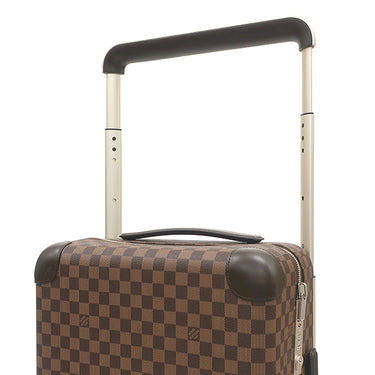 ルイヴィトン LOUIS VUITTON ホライゾン 55 N23304 ダミエエベヌ ダミエキャンバス キャリーバッグ シルバー金具 茶 TSAロック 4輪 イニシャル刻印入り