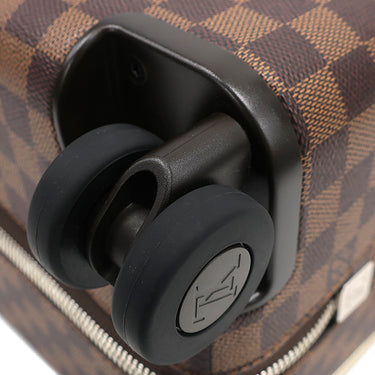 ルイヴィトン LOUIS VUITTON ホライゾン 55 N23304 ダミエエベヌ ダミエキャンバス キャリーバッグ シルバー金具 茶 TSAロック 4輪 イニシャル刻印入り