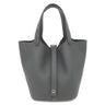 エルメス HERMES ピコタンロック 18 PM グリミスティ トリヨンクレマンス ハンドバッグ シルバー金具 新品 未使用 グレー 2026年製