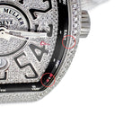 腕時計 フランクミュラー FRANCK MULLER ヴァンガード V45SCDT 自動巻き メンズ ダイヤ パヴェ トノー トノウ デイト アラビア