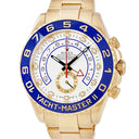 腕時計 ロレックス ROLEX ヨットマスターII 116688 ランダム番 自動巻き メンズ ランダム番 K18YG無垢 レガッタクロノグラフ ホワイト ブルー