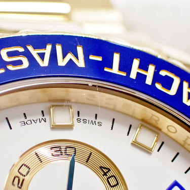 腕時計 ロレックス ROLEX ヨットマスターII 116688 ランダム番 自動巻き メンズ ランダム番 K18YG無垢 レガッタクロノグラフ ホワイト ブルー