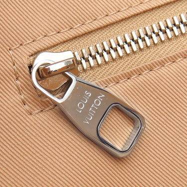ルイヴィトン LOUIS VUITTON ショッパー バッグ MM M24457 サフラン レザー 2WAYバッグ シルバー金具 イエロー トート ショルダー