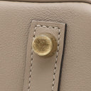 エルメス HERMES バーキン25 グリアスファルト ヴォースイフト ハンドバッグ ゴールド金具 グレージュ