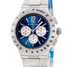 腕時計 ブルガリ BVLGARI ディアゴノ ヴェロチッシモ クロノグラフ DG41SCH DG41C3SSDCHTA 自動巻き メンズ 未使用 ブルー