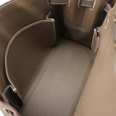 エルメス HERMES ケリー25 内縫い エトゥープ トゴ 2WAYバッグ シルバー金具 新品 未使用 グレージュ ハンドバッグ ショルダー 2026年製
