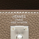 エルメス HERMES ケリー25 内縫い エトゥープ トゴ 2WAYバッグ シルバー金具 新品 未使用 グレージュ ハンドバッグ ショルダー 2026年製