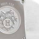 腕時計 エルメス HERMES Hウォッチ ミニ TPM HH1.132 クオーツ レディース 純正ダイヤ ホワイト シェル スクエア H型